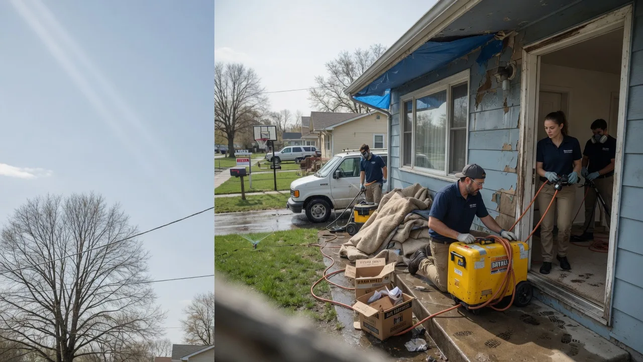 Basement Flood Cleanup in Mountain Home Afb, ID near me